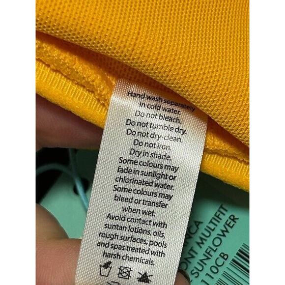 Yellow Bikini Top | Sea Level Swim | Yellow | Size 10 - Picture 7 of 9